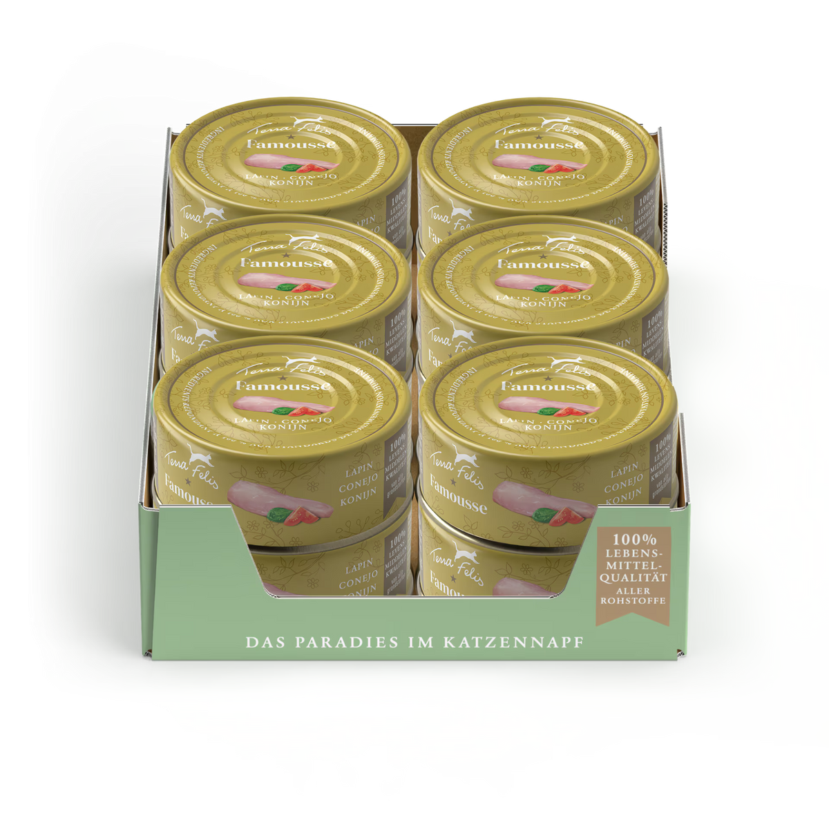 Terra Felis Famousse Conejo 12 x 80 g