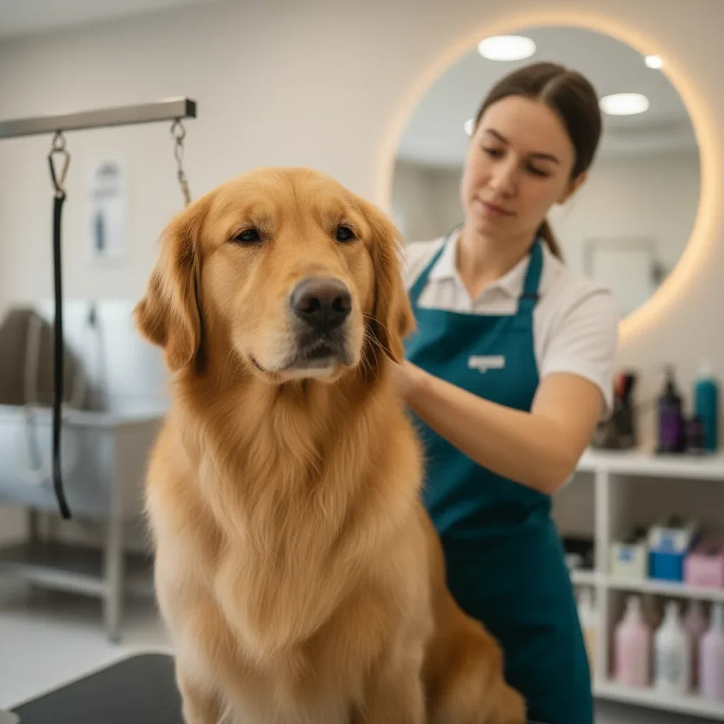 Higiene básica para perro.