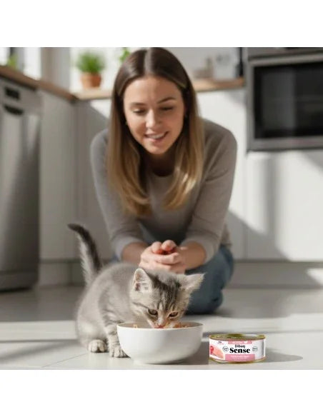Dibaq Sense Gatito Pollo con Manzana