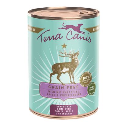 Terra Canis GRAIN-FREE Venado con patata, manzana y arándanos rojos