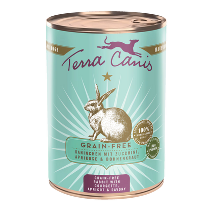 Terra Canis GRAIN-FREE Conejo con calabacín, albaricoque y ajedrea