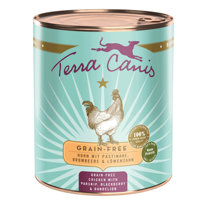 Terra Canis GRAIN-FREE Pollo con chirivía, zarzamora y diente de león