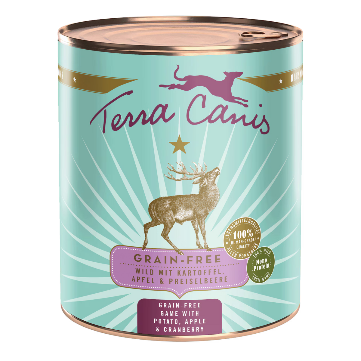 Terra Canis GRAIN-FREE Venado con patata, manzana y arándanos rojos