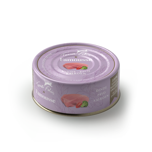 Terra Felis Famousse Pavo 12 x 80 g