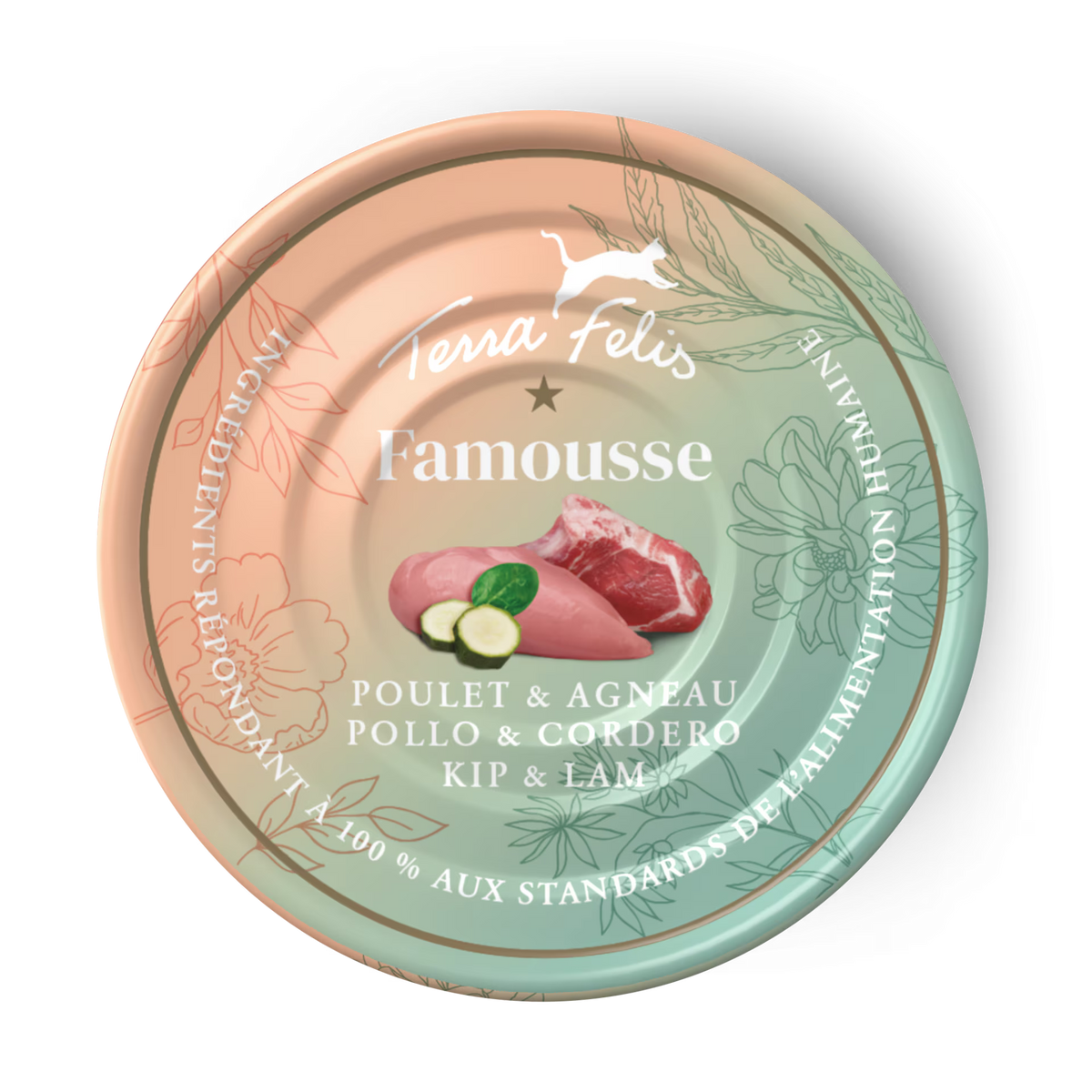 Terra Felis Famousse Pollo & Cordero 12 x 80 g
