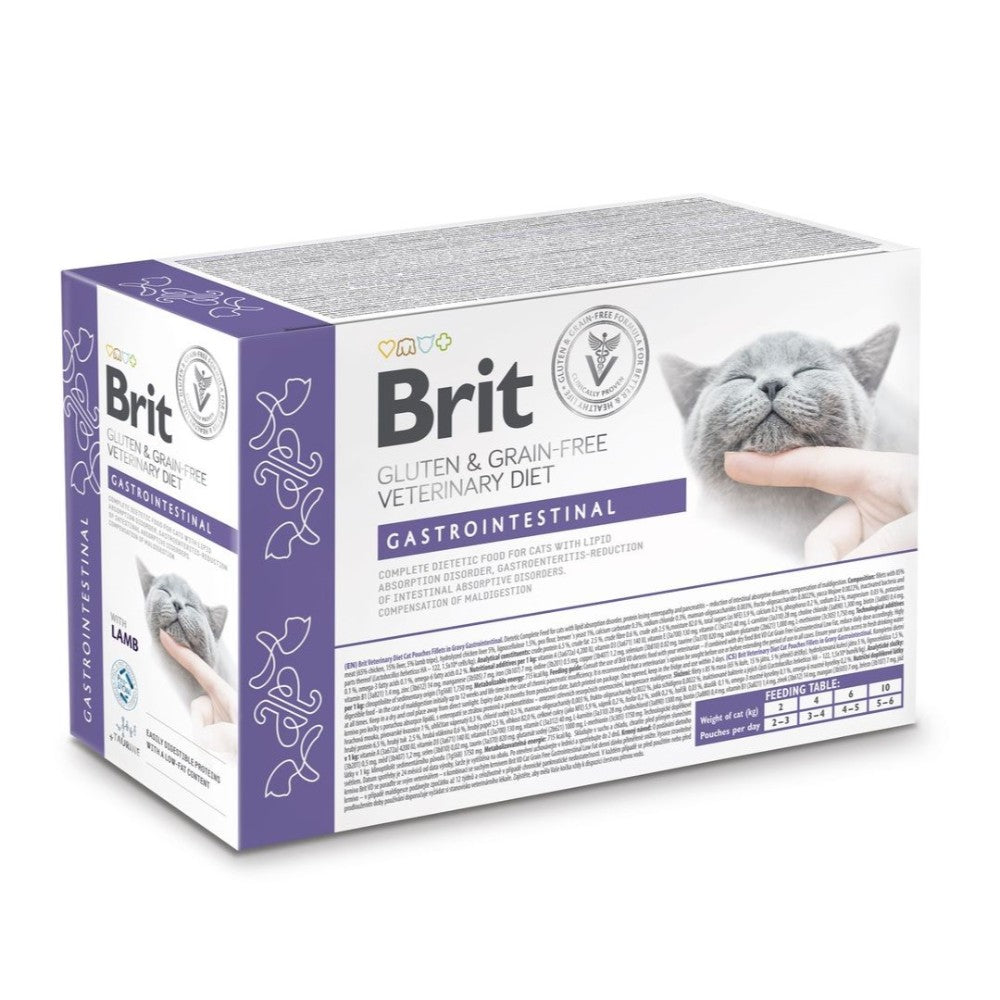 Brit GF VD Cat Gravy GASTROINTESTINAL Cordero (12 x 85 g)