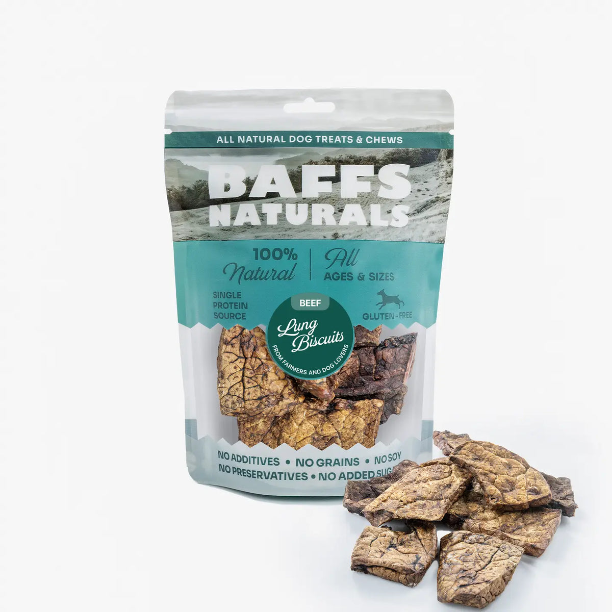 Pulmones de ternera  para Perros Tamariki | Snack Natural y Deshidratado (Copia)