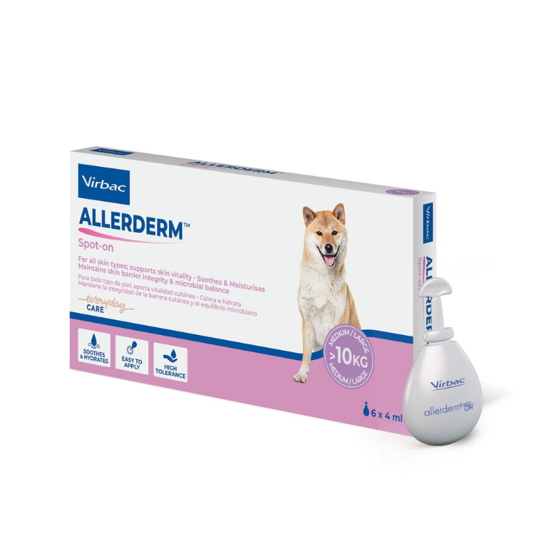 Allerderm Spot-On Perro +10 kg (6 pipetas de 4 ml)