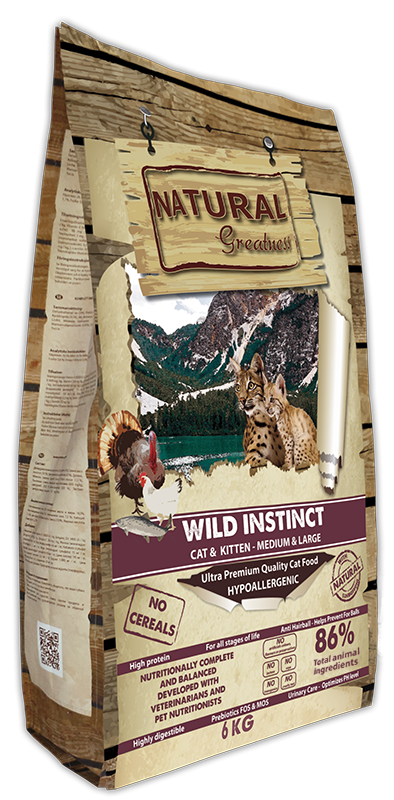 Natural Greatness - Wild Instinct Gatos y Gatitos Medium & Large