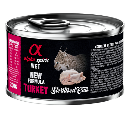 Alpha Spirit Paté para gatos esterilizados (100 g y 200 g)
