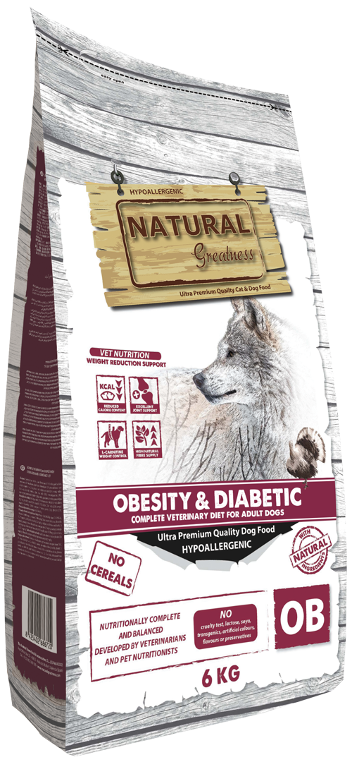 Natural Greatness – Vet Diets Obesidad y Diabetes para Perros