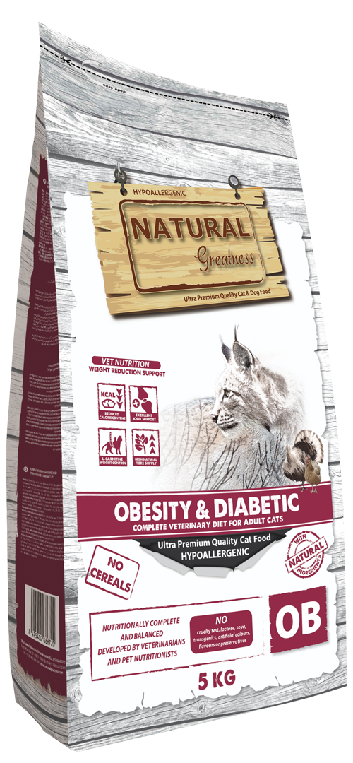 Natural Greatness Obesity & Diabetic para Gatos