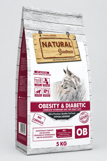 Natural Greatness Obesity & Diabetic para Gatos