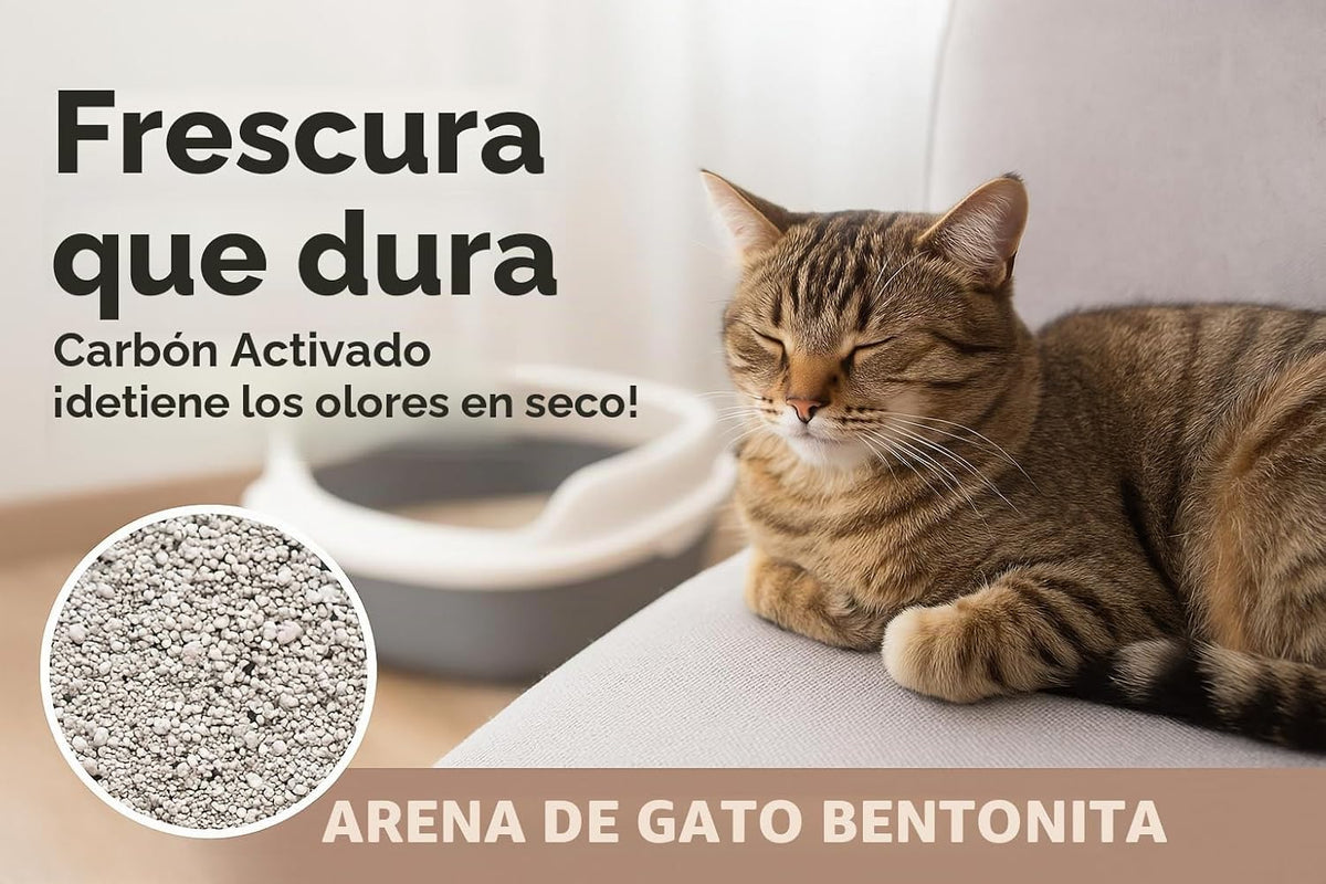 Flamingo Arena Higiénica Bentonita para Gatos y Gatitos