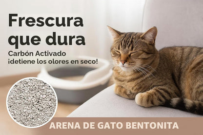 Flamingo Arena Higiénica Bentonita para Gatos y Gatitos