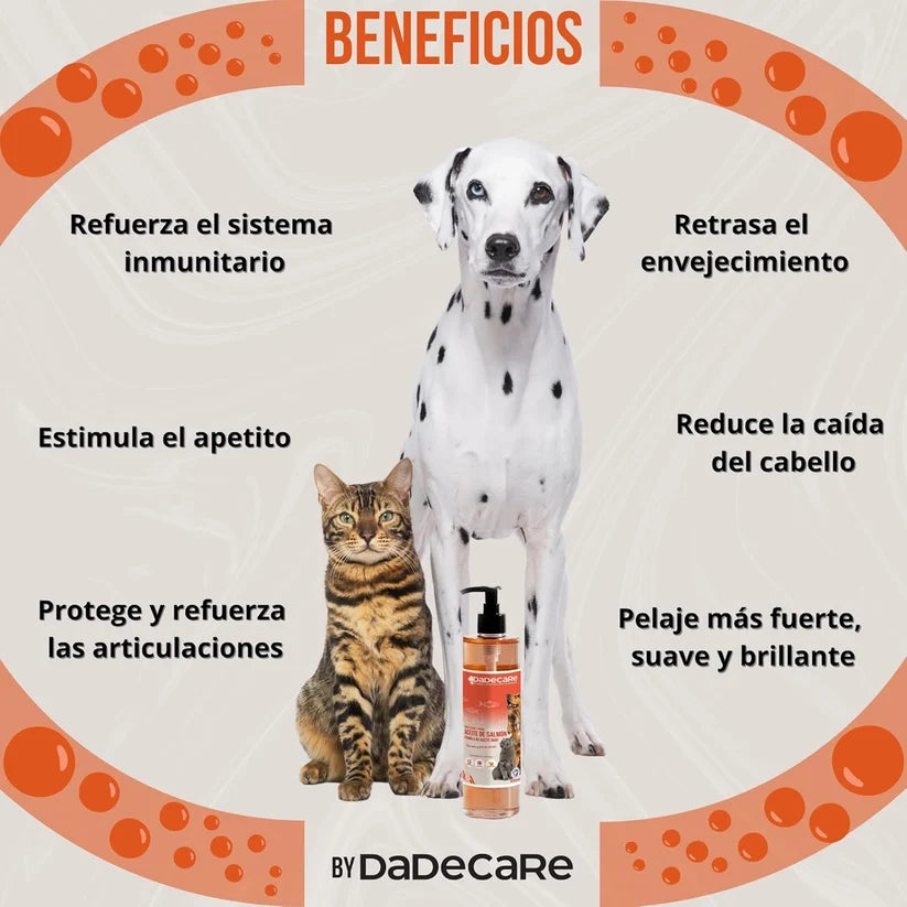 Aceite de Salmon Perros y Gatos 500ML