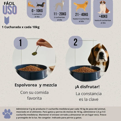 Floracare - Probioticos Perros en Polvo 300g
