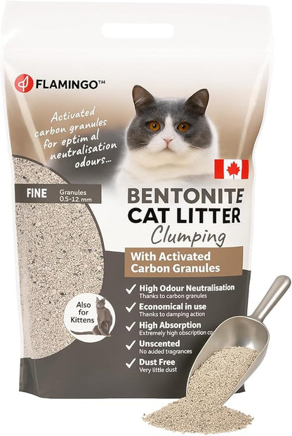 Flamingo Arena Higiénica Bentonita para Gatos y Gatitos