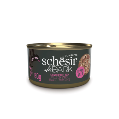 Schesir CAT AFTER DARK Lata Pollo y jamón