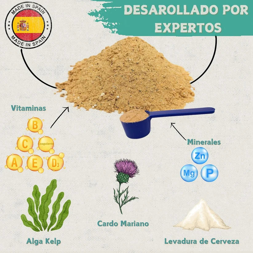 Vitacare 300g Multivitamínico 6en1 | Salud, Pelo e Inmunidad — DadeCare