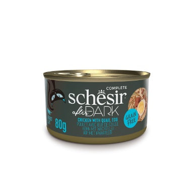 Schesir CAT AFTER DARK Lata Pollo y huevo