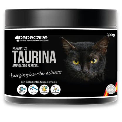 Taurina 300g para Gatos (Sabor Pescado) | Corazón, Visión e Inmunidad — DadeCare