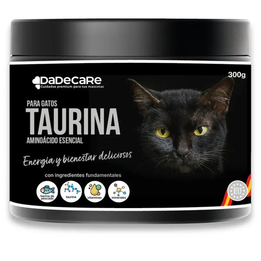 Taurina 300g para Gatos (Sabor Pescado) | Corazón, Visión e Inmunidad — DadeCare