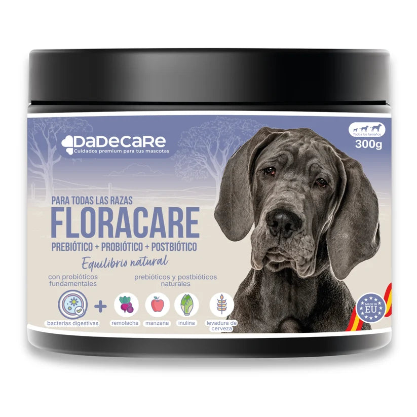 Floracare - Probioticos Perros en Polvo 300g
