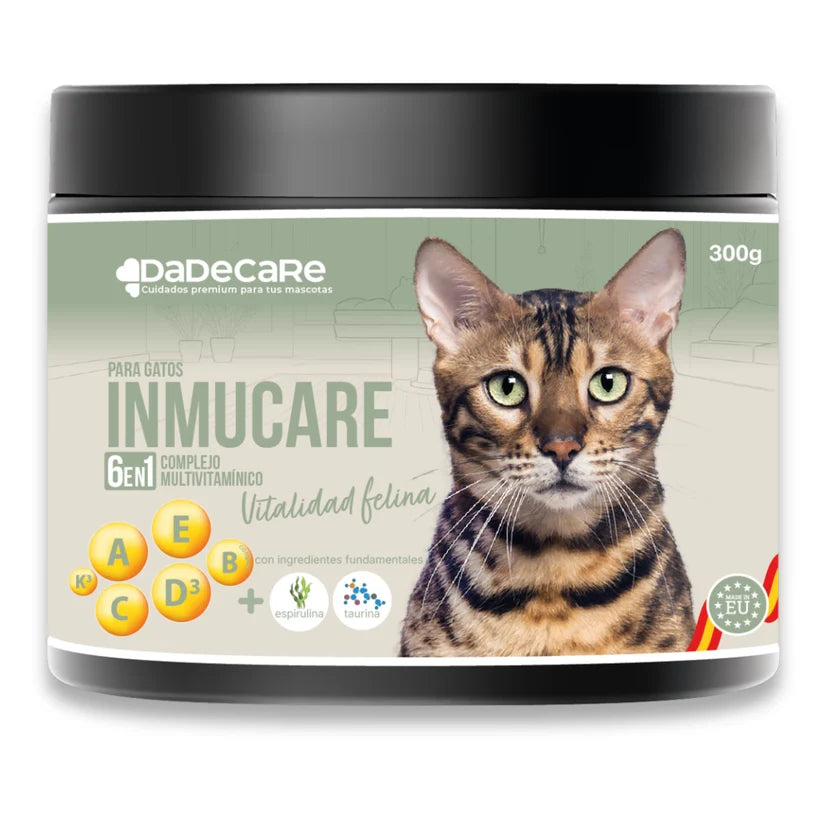 Inmucare Vitamínico Gatos 300g | Estimula Apetito y Recuperación — DadeCare