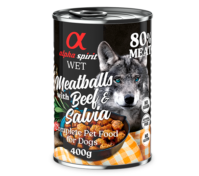 Alpha Spirit Albóndigas para perros (200 g y 400 g)