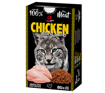 Alpha Spirit Natural Snack para gatos 80 g