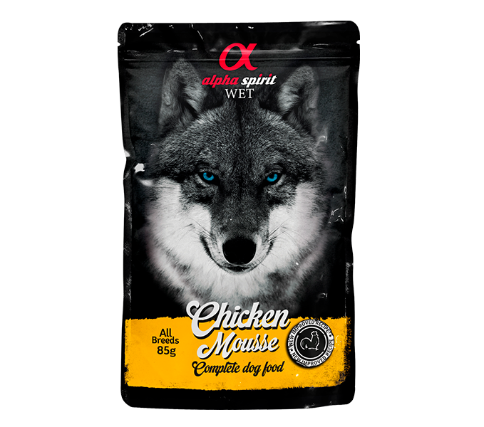 Alpha Spirit Mousse para perros (85 g y 300 g)