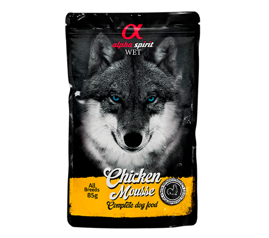 Alpha Spirit Mousse para perros (85 g y 300 g)