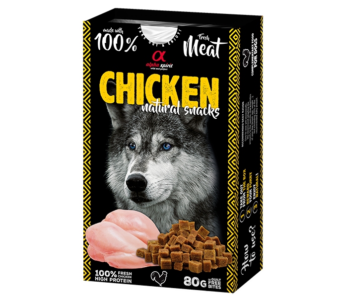 Alpha Spirit Natural Snack para perros 80 g