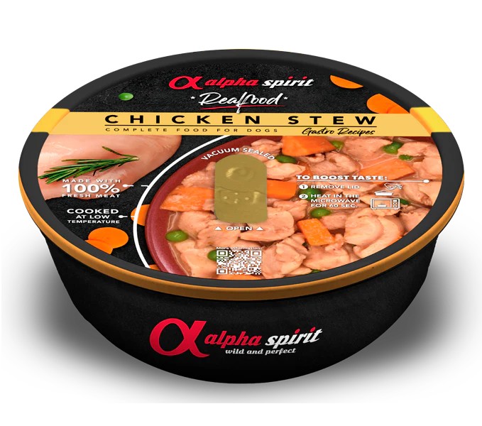 Estofados Real Food 280g Alpha Spirit en cazuela | Comida Húmeda Gourmet