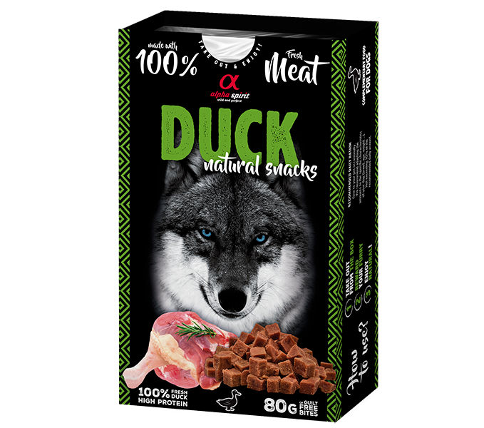 Alpha Spirit Natural Snack para perros 80 g