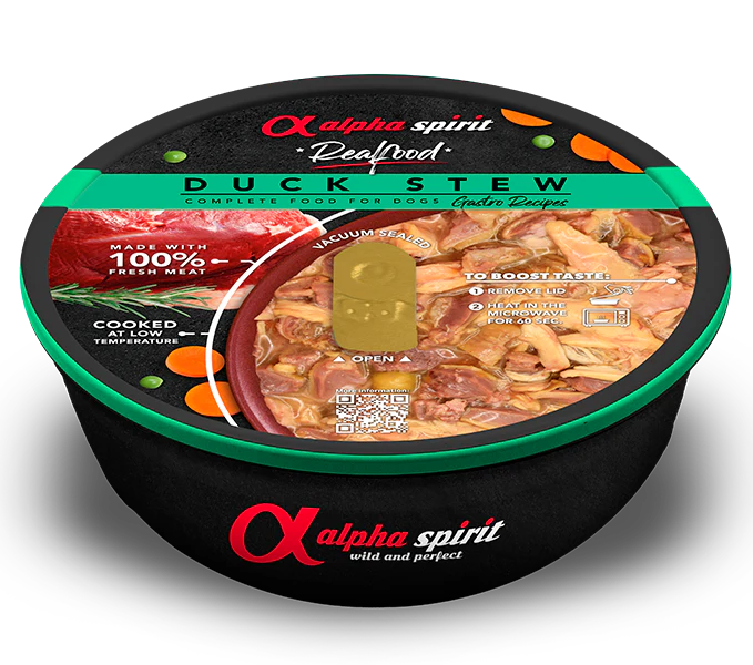 Estofados Real Food 280g Alpha Spirit en cazuela | Comida Húmeda Gourmet
