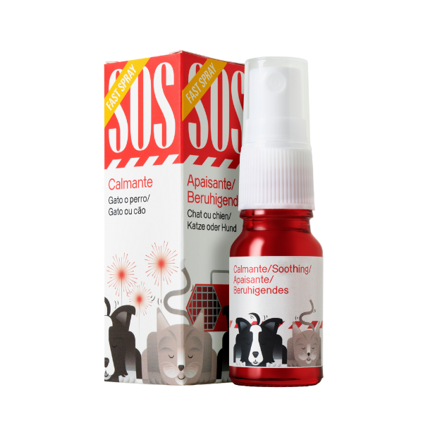 SOS Spray Calmante Antiestrés para Perros y Gatos – CBD Broad Spectrum