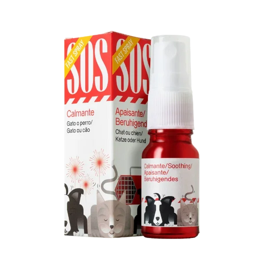SOS Spray Calmante Antiestrés para Perros y Gatos – CBD Broad Spectrum