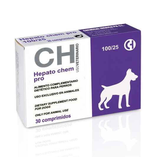 Hepato Chem PRO 100/25 Perro (30 comp.)