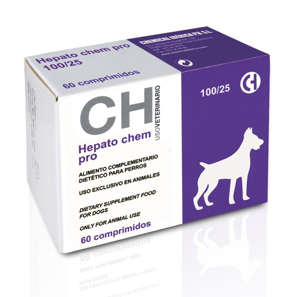 Hepato Chem PRO 100/25 Perro (60 comp.)