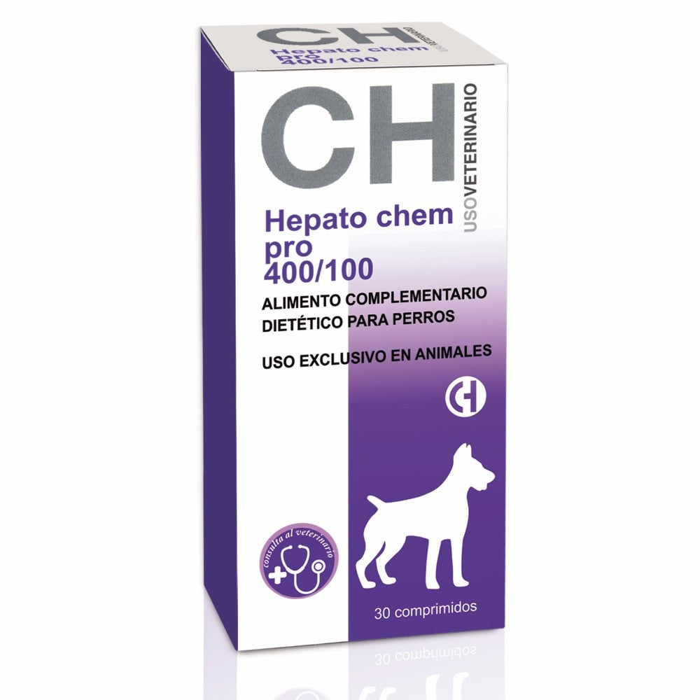 Hepato Chem PRO 400/100 Perro (30 comp.)
