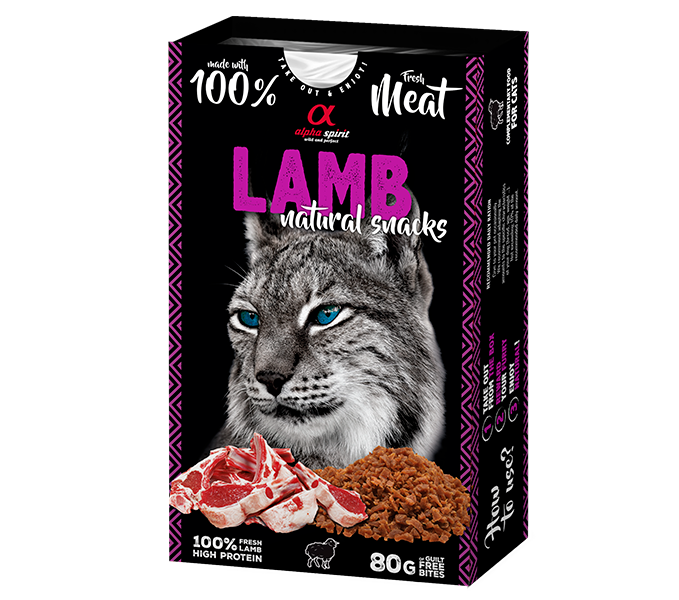 Alpha Spirit Natural Snack para gatos 80 g