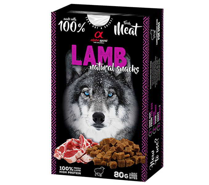 Alpha Spirit Natural Snack para perros 80 g