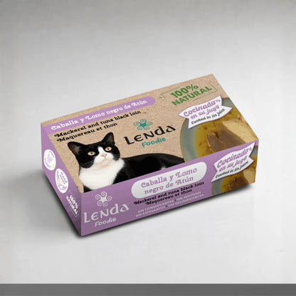 Lenda Foodie Cat Caballa y Atún 120g | Comida Húmeda Natural