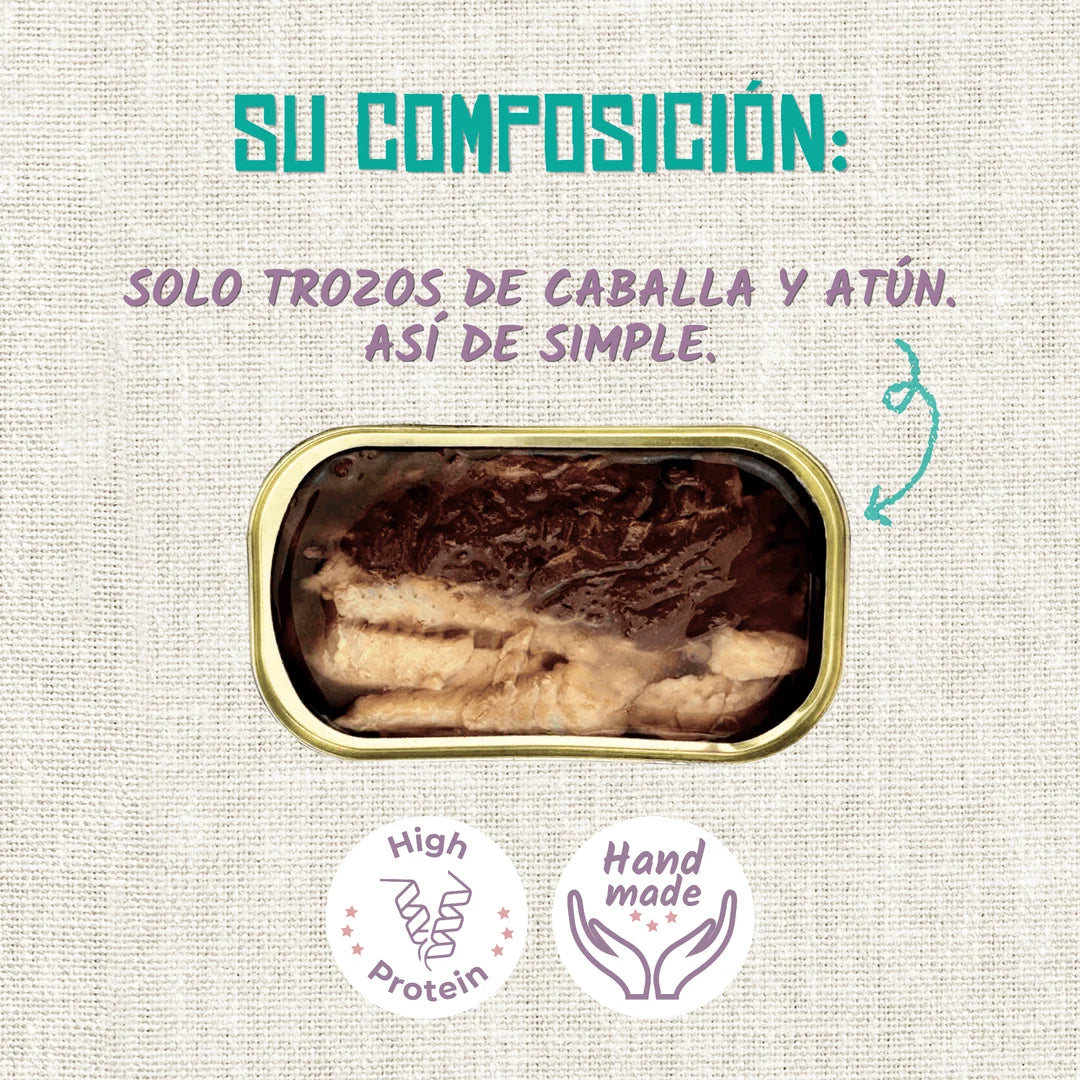 Lenda Foodie Cat Caballa y Atún 120g | Comida Húmeda Natural