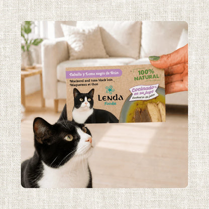 Lenda Foodie Cat Caballa y Atún 120g | Comida Húmeda Natural