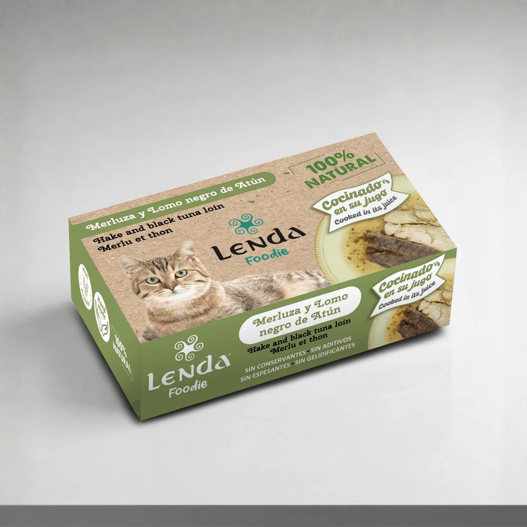 Lenda Foodie Cat Merluza y Atún | Comida Húmeda para Gatos