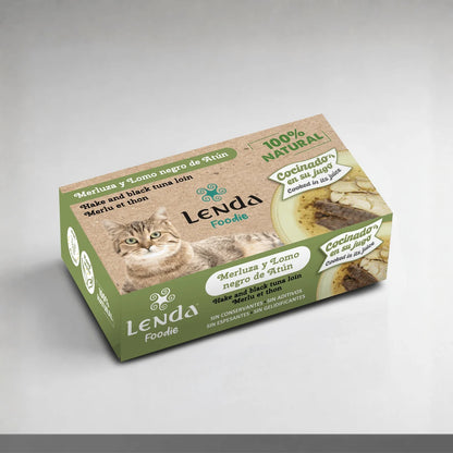 Lenda Foodie Cat Merluza y Atún | Comida Húmeda para Gatos