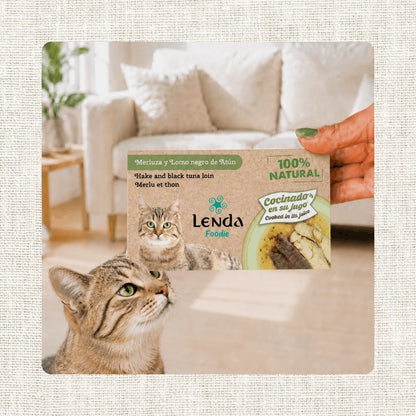 Lenda Foodie Cat Merluza y Atún | Comida Húmeda para Gatos